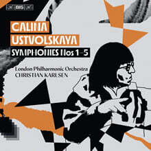 Christian Karlsen 우스트볼스카야: 교향곡 1-5번 (Ustvolskaya: Symphonies Nos. 1?5) [SACD Hybrid]