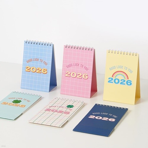 (2026 날짜형) 미니 캘린더 데일리 해빗 2026_탁상달력 미니달력 습관관리