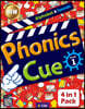 Phonics Cue Book 1 Alphabet & Sounds : 4 in 1 Pack