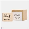 [SNOWCAT] WOOD STAMP-GO GREEN