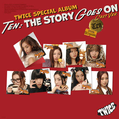트와이스 (TWICE) - TEN: The Story Goes On [Cast Ver.][9종 중 1종 랜덤 발송]
