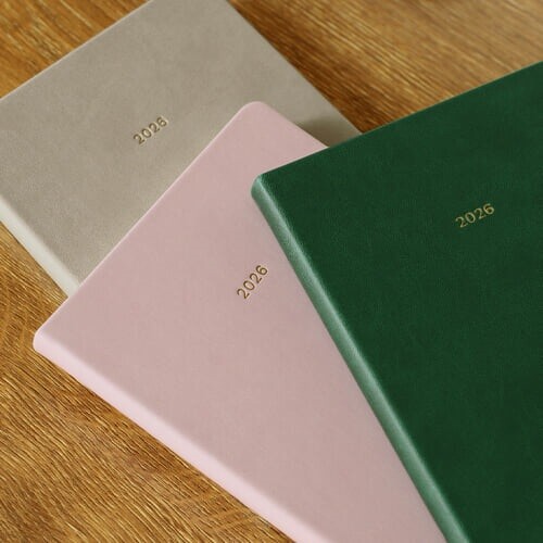 [날짜형] 2026 애티튜드 위클리 플래너 B6_PU 에디션