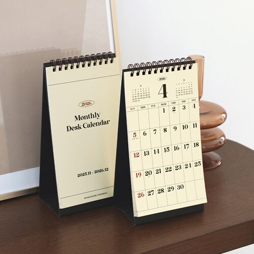 2026 리마인드 먼슬리 데스크 캘린더