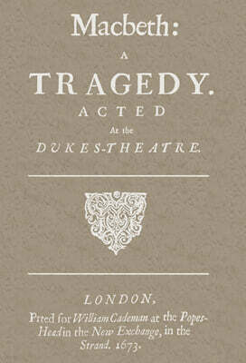 초판본 맥베스