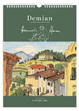 2026년 헤르만 헤세의 나 자신에게 이르려고 걸었던 발자취들 벽걸이달력 (A3)