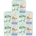 깨끗한나라 건강한 순수한면 유기농  순면 생리대 중형(16P) 5팩