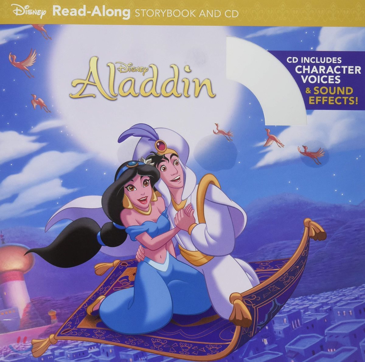 Aladdin Read-Along Storybook and CD : 디즈니 애니메이션 알라딘 리드얼롱 스토리북 &amp; CD