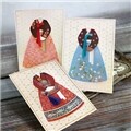 FT3002 Set(6종) 연하장,축하카드,감사카드,생일카드,수공예카드,복주머니,한복카드,전통카드,외국인선물,미니카드,새해카드