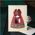 FT3002-3 연하장,축하카드,감사카드,생일카드,수공예카드,복주머니,한복카드,전통카드,외국인선물,미니카드,새해카드