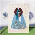 FT3002-1 연하장,축하카드,감사카드,생일카드,수공예카드,복주머니,한복카드,전통카드,외국인선물,미니카드,새해카드
