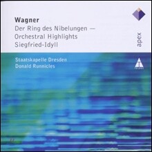 Donald Runnicles 바그너: 니벨룽겐의 반지 하이라이트 (Wagner: Der Ring des Nibelungen - Orchestral Highlights)