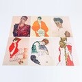[북키스] 명화카드 에곤 실레 그림 감성 엽서