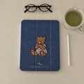 teddy in denim 아이패드 프로 에어 13 11 투명 분리 커버 케이스