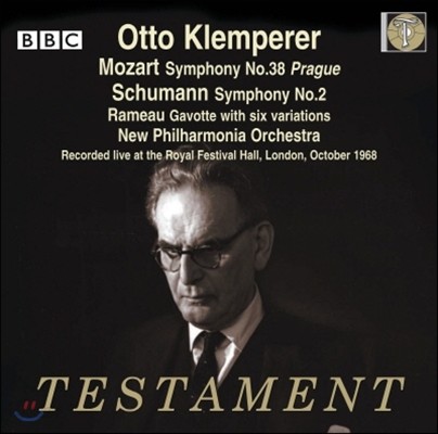 Otto Klemperer 모차르트: 교향곡 38번 &#39;프라하&#39; / 슈만: 교향곡 2번 (Mozart: Symphony No.38 &#39;Prague&#39; / Schumann: Symphony No.2)