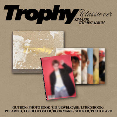 82MAJOR (82메이저) - 미니앨범 4집 : Trophy [Classic ver.]
