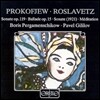 Boris Pergamenschikow 프로코피에프 / 로슬라베츠: 첼로와 피아노 작품집 (Prokofiev / Roslavetz: Sonatas, Ballades)