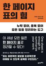 [대여] 한 페이지 표의 힘