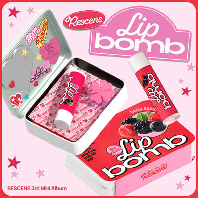 RESCENE (리센느) - 미니앨범 3집 : lip bomb [lip balm ver.](QR)