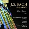 Robert Quinney 바흐: 오르간 작품 2집 - 토카타와 푸가 BWV565 & 540, 파사칼리아 BWV582 (Bach: Toccata & Fugue, Passacaglia) 로버트 퀸니