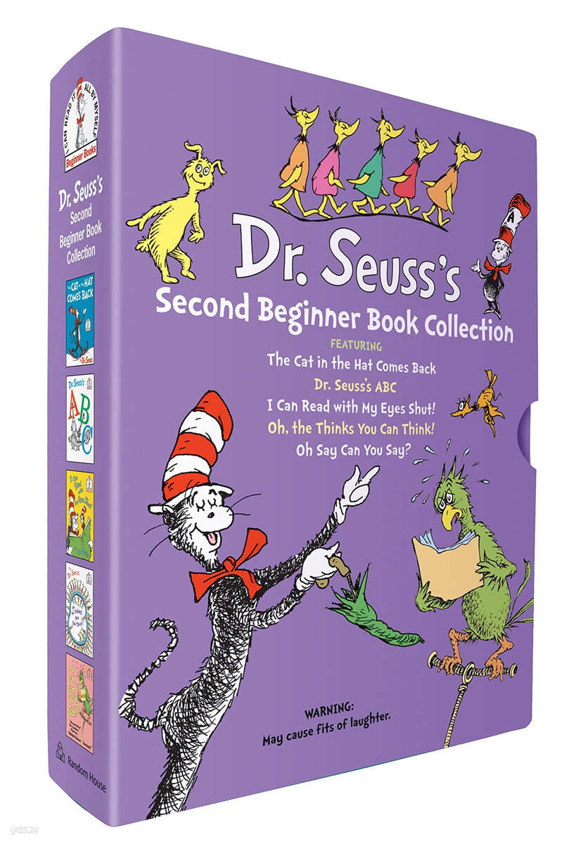 Dr. Seuss&#39;s Second Beginner Book Boxed Set Collection: The Cat in the Hat Comes Back; Dr. Seuss&#39;s Abc; I Can Read with My Eyes Shut!; Oh, the Thinks Y