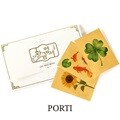 [뽀르띠] 순금 행운 그림 황금 엽서