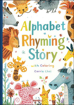 Alphabet Rhyming Story with Coloring
