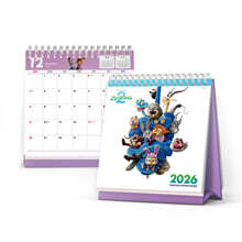 2026년 디즈니 주토피아 2 탁상 달력