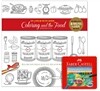 Coloring and the Food 컬러링 앤 더 푸드 + 파버카스텔 수채색연필 틴케이스 24색 세트
