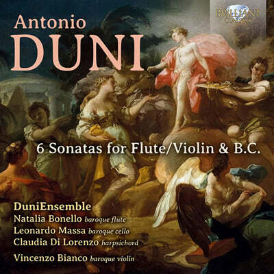 DuniEnsemble 두니: 플루트 / 바이올린과 통주저음을 위한 6개의 소나타 (Duni: 6 Sonatas for Flute/Violin & B.C.)