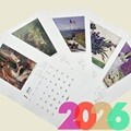 50% 마감세일 / 2026년 명화 벽걸이 달력 캘린더 액자 속지 (액자 미포함) - 미국 메트로폴리탄 미술관 베스트 콜렉션