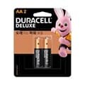 듀라셀 디럭스 알카라인 건전지 AA LR6 1.5V 2개입 일회용