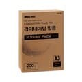 라미에이스 코팅지 A3 100mic 200매입 볼륨팩 303X426mm 국내산 코팅지/필름지