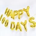 파티클럽 HAPPY100DAYS 골드 풍선/풍선용품