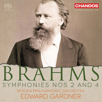Edward Gardner 브람스: 교향곡 2번 & 4번 (Brahms: Symphonies 2 & 4) [SACD Hybrid]