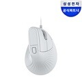 삼성전자 유선 버티컬 마우스 SM-U1300QG 라이트 그레이 저소음 인체공학 사무용 업무용
