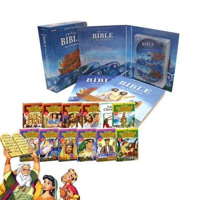 The Lion BIBLE for Children 구약+신약(B+CD) 세트+DVD바이블 에니메이션 20종세트 