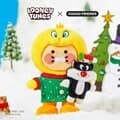 루니툰즈X카카오프렌즈 트위티 키링인형_베이비춘식이