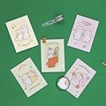 오첵 마음따뜻 귀여운 미니 편지지 세트