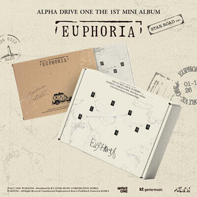 ALPHA DRIVE ONE - 미니앨범 1집 : EUPHORIA [STAR ROAD ver.]