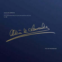 Alicia de Larrocha (알리시아 데 라로차) - 1968-1970년 미공개 베를린 스튜디오 레코딩 (The Unreleased Berlin Studio Recordings 1968-1970) [2LP]