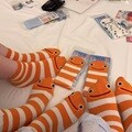 바다지렁이 양말 특이한 웃긴 킹받는 스트라이프 양말 삭스 덧신 니삭스 캐릭터양말 쓸데없는 재미있는 선물 인싸템