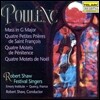 Robert Shaw 풀랑: 미사, 크리스마스 모테트 (Poulenc: Mass in G Major, 4 Motets de Penitence, 4 Motets de Noel)