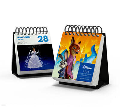 2026년 디즈니 365일 일력 주토피아 2 커버 에디션 (데일리 탁상 달력)