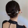 단검 비녀 머리핀 헤어핀 집게핀 소드 칼 검 머리핀 집게핀 헤어번 한복 올림머리 긴머리 고정핀 삔 머리집게 헤어 악세사리 뒤꽂이 비녀