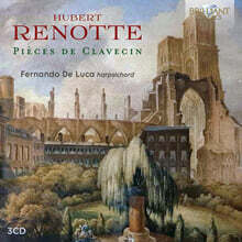 Fernando De Luca 레노트: 클라브생 작품 (Hubert Renotte: Pieces de Clavecin)