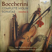 Igor Ruhadze / Alexandra Nepomnyashchaya 보케리니: 바이올린 소나타 전곡, 제2집 (Boccherini: Complete Violin Sonatas, Vol. 2)