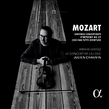 모차르트: 신포니아 콘체르탄테 & 교향곡 39번 (Mozart: Sinfonia Concertante & Symphony No.39)(Digipack)(CD) - Julien Chauvin