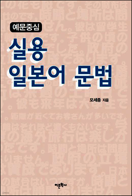 예문중심 실용 일본어 문법