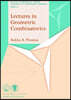 Lectures in Geometric Combinatorics