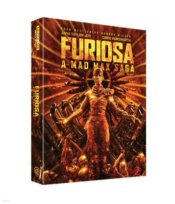 퓨리오사: 매드맥스 사가 (3-Disc, 4K UHD + BD + 블랙&크롬 BD 풀슬립 A1 스틸북 한정판) : 블루레이